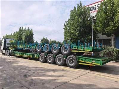 Uskunalar Transport Lowbed Treyler